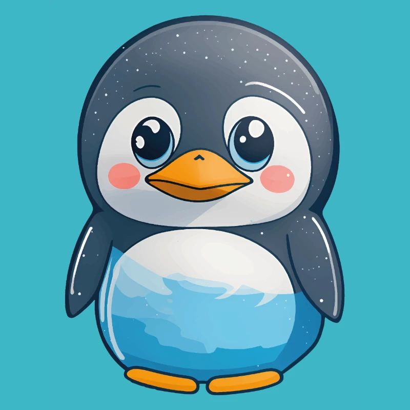 Totally cute penguin
