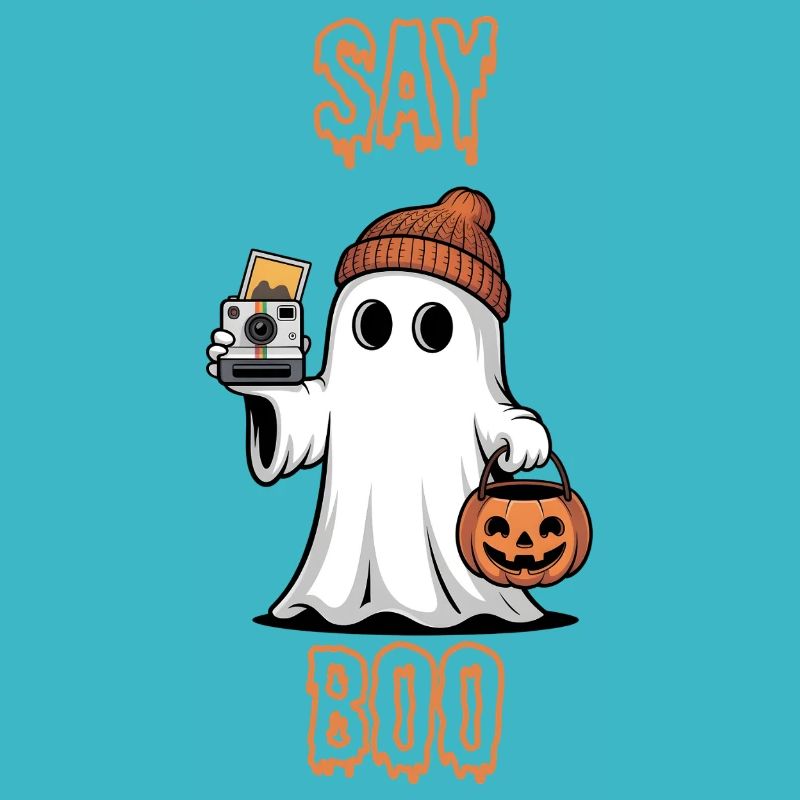 Cuddly Halloween Ghost Camera