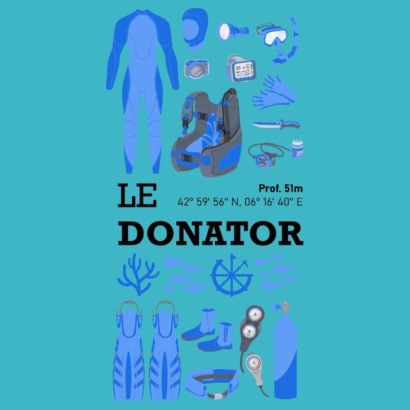 J'peux pas, j'ai plongée sur l'épave du Donator.