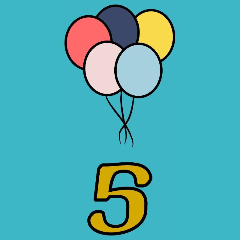 5. ANNIVERSARY. 5 YEARS. 5th ANNIVERSARY