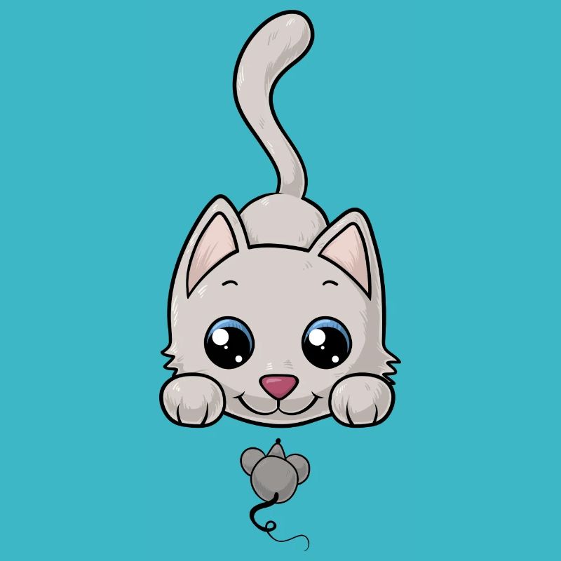 Cute cartoon cat