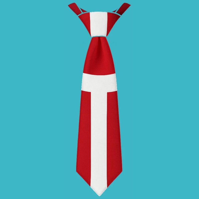 Cravate Danemark – Conception du drapeau