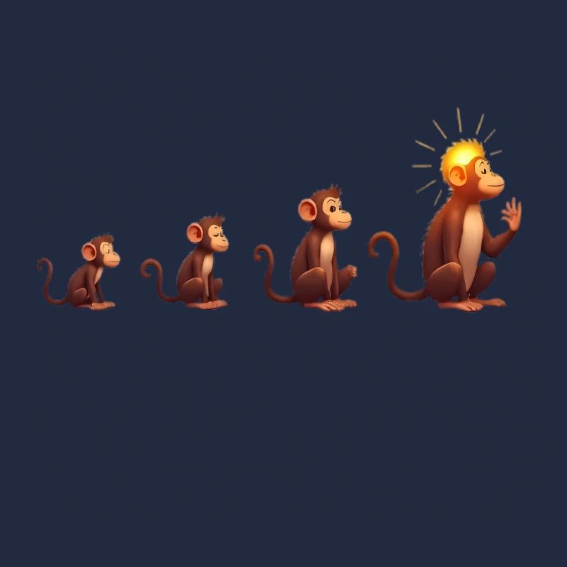 Évolution des singes à tête solaire