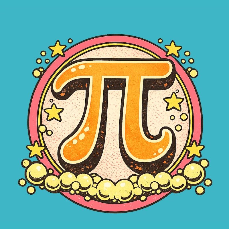 Pi Pop Retro-Abzeichen