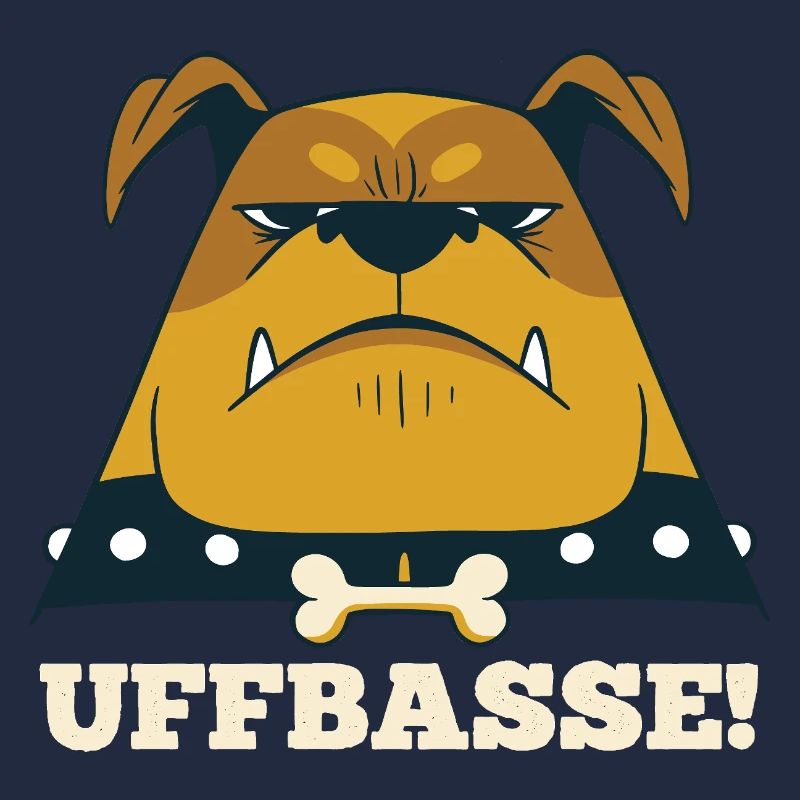 Chien de Mannheim en colère - Uffbasse Monnem