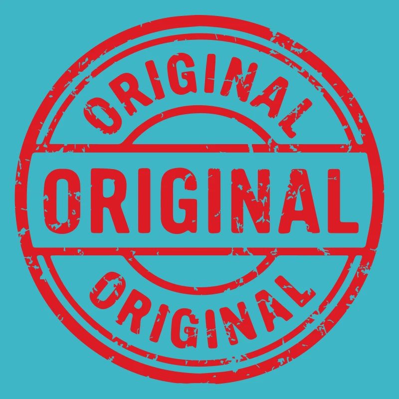 Original Stamp logo. Original Rubber Stamp design