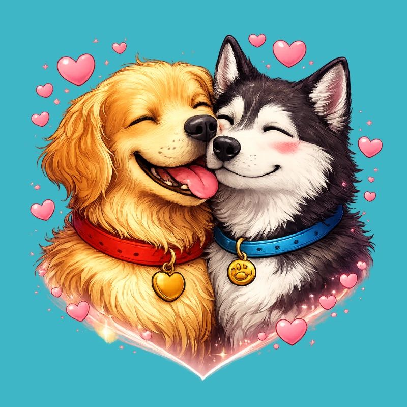 Amitié des Cœurs de Chien