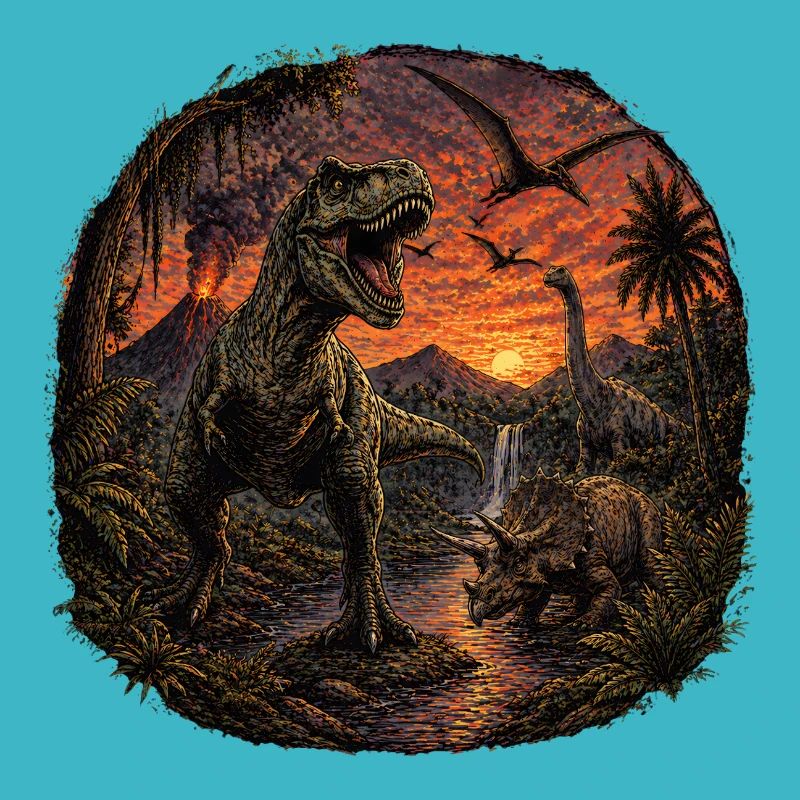 Dinosaurier T-Rex Vintage Urzeit Dino