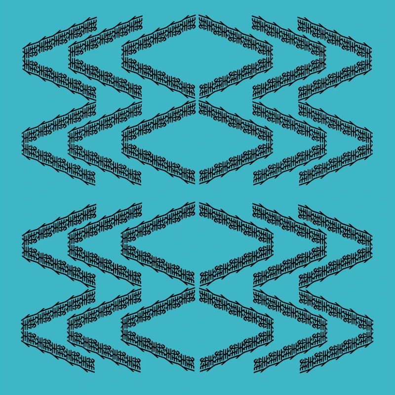 Motif en zigzag