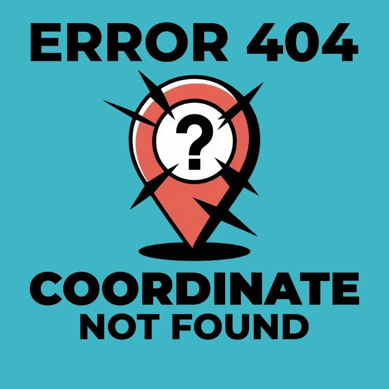 Point d’interrogation Épingle Emplacement perdu Erreur SIG