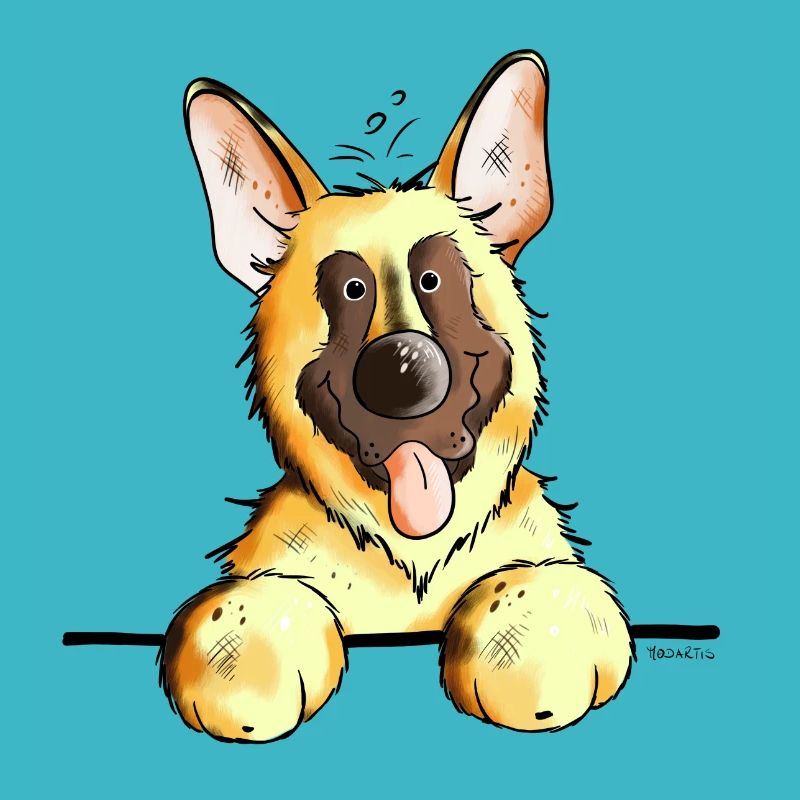 Knuffiger Deutscher Schäferhund