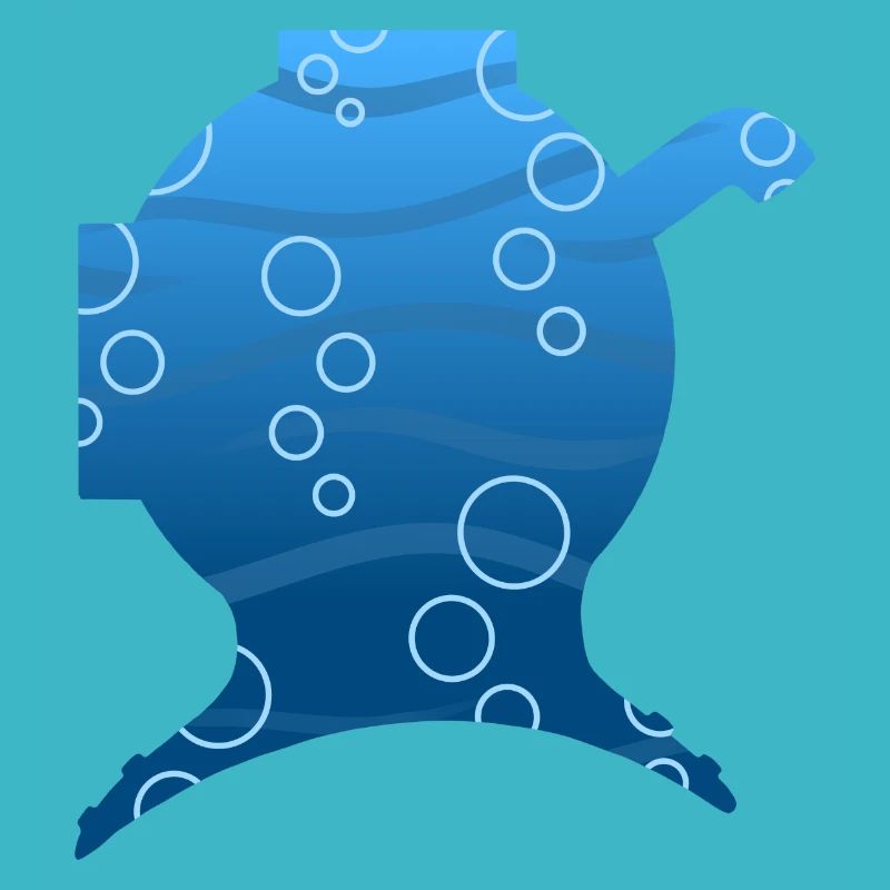 Diving bottom scuba shape