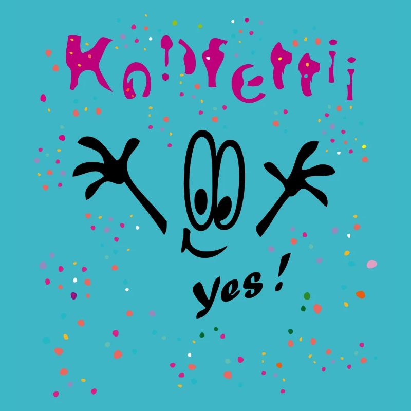 Konfetti Karneval Comic