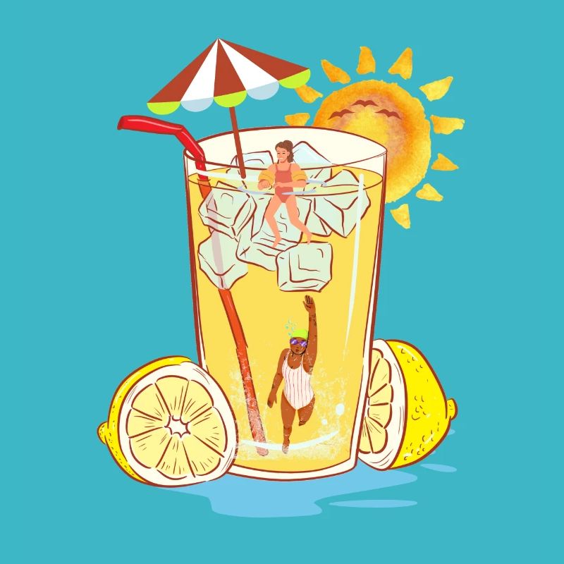 Refreshing lemon relax design