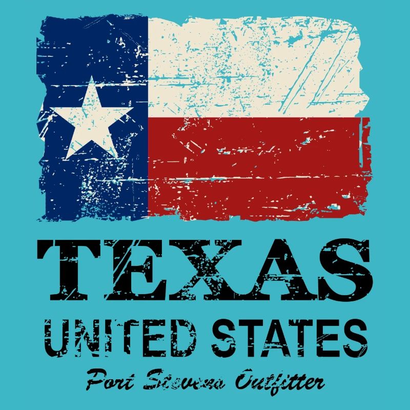 Texas Flag - Vintage Look