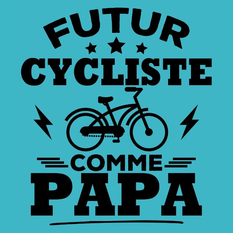 Futur cycliste comme papa