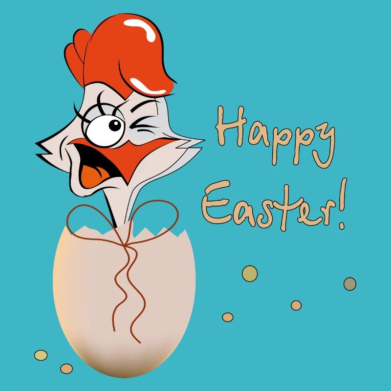 Happy Easter Hahn Ostern