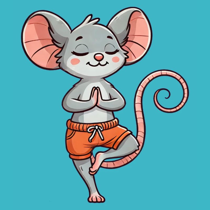Yoga Mouse Meditation Relaxation Relax Exercise