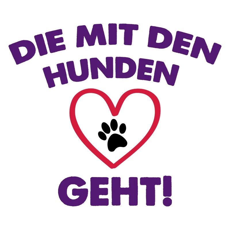 die mit den hunden geht