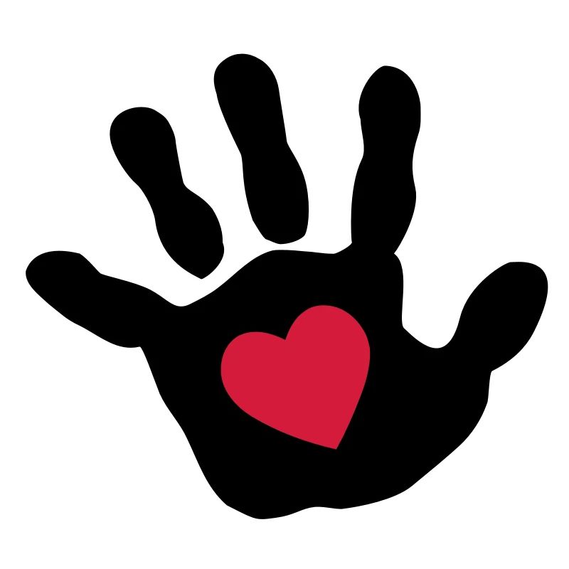 Bébé main - cœur
