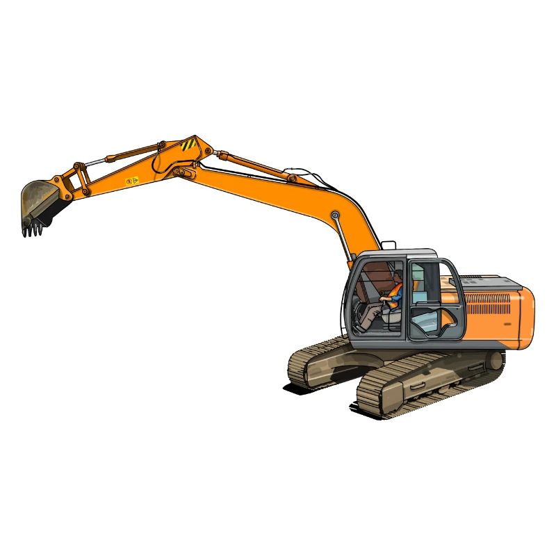 Löffelbagger greift ein