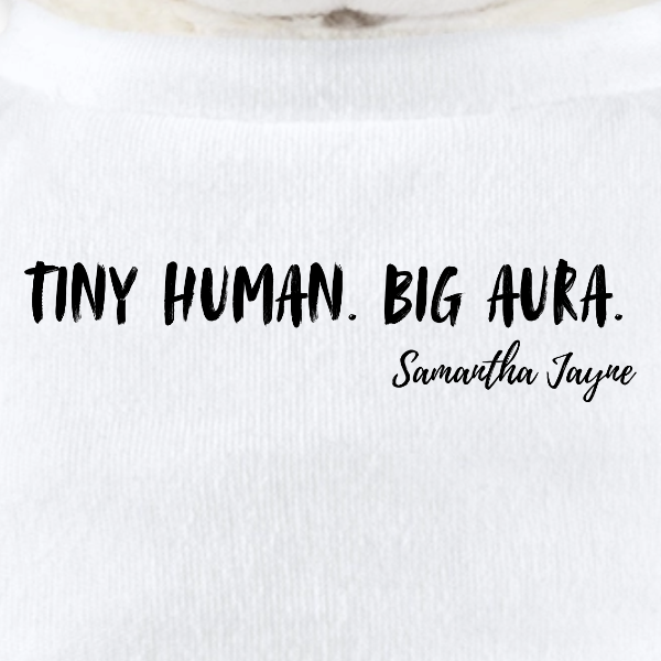 tiny human, big aura