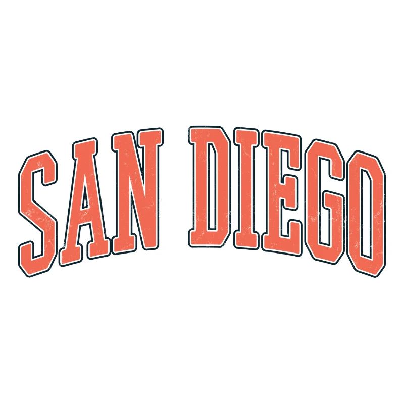 Conception des polices de blocs de San Diego