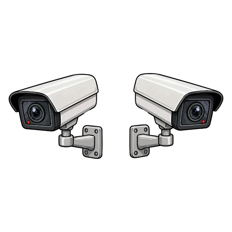 Art de surveillance à double caméra