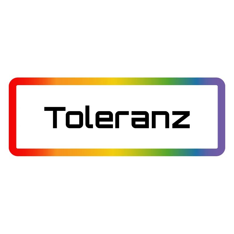 Regenbogen Toleranz