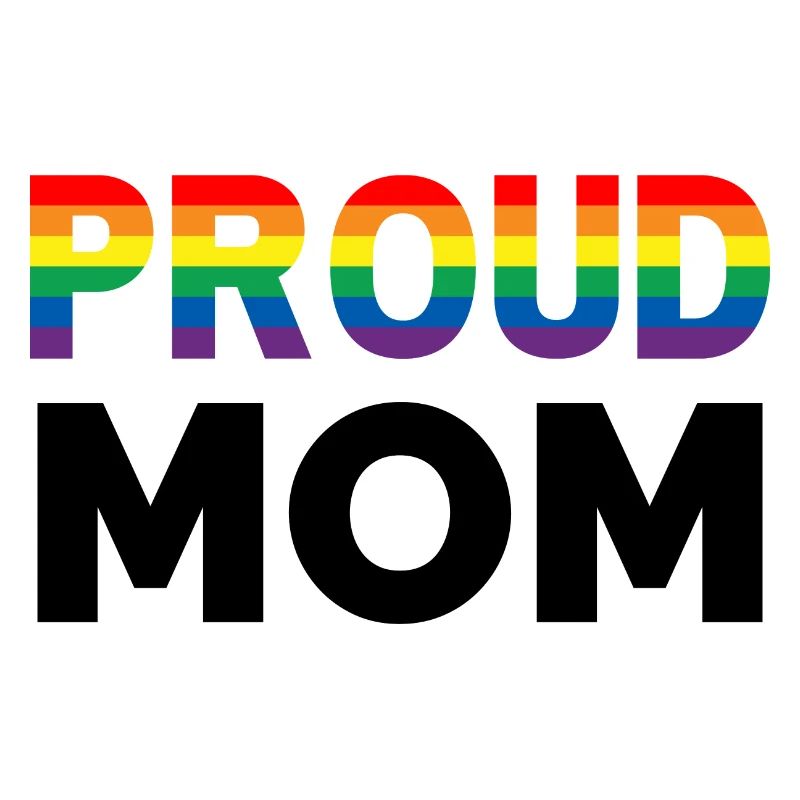 proud mom rainbow