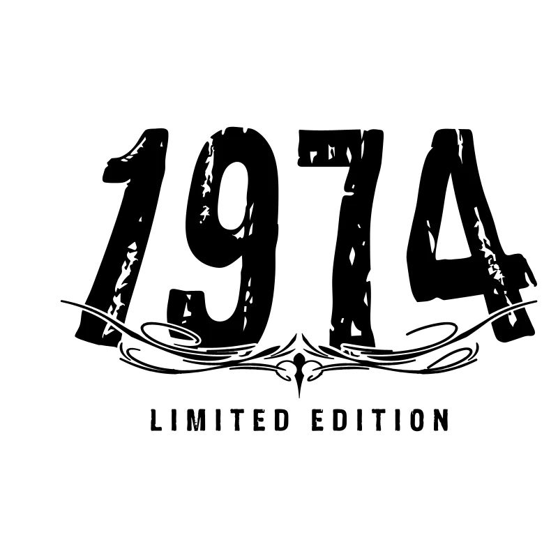 1974 ÉDITION LIMITÉE décorée | Graphique vectoriel