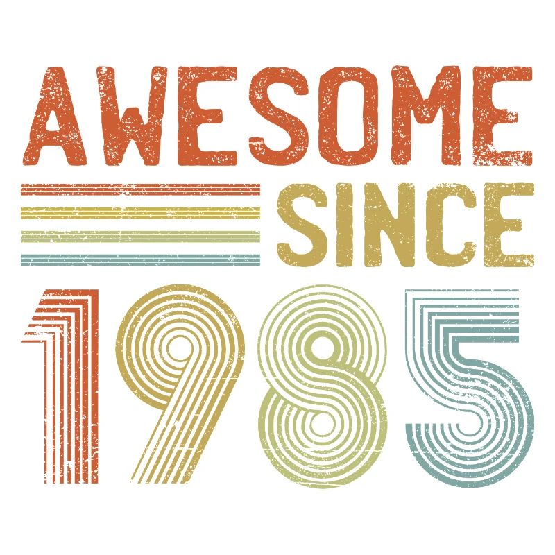 Retro 1985 Inspired Typeface Design