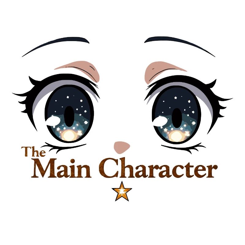 Main Character Eyes Starry Night