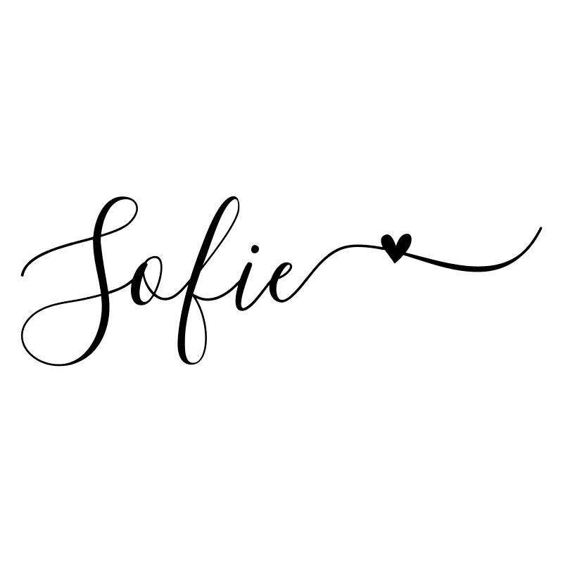 Sofie Name Vorname Dekorativ