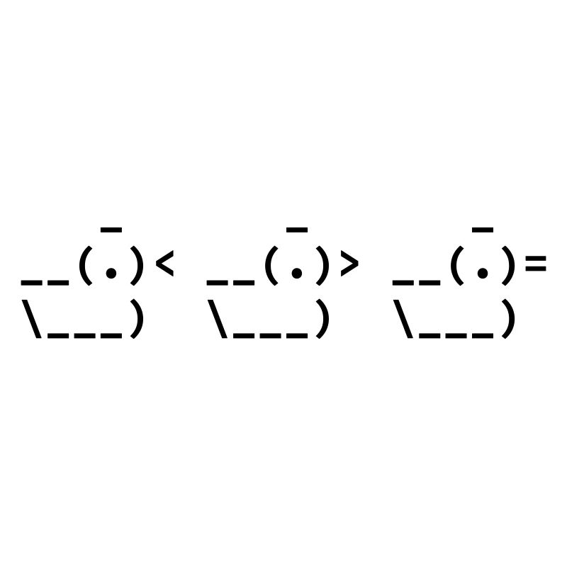 Triple Duck - Ascii Art