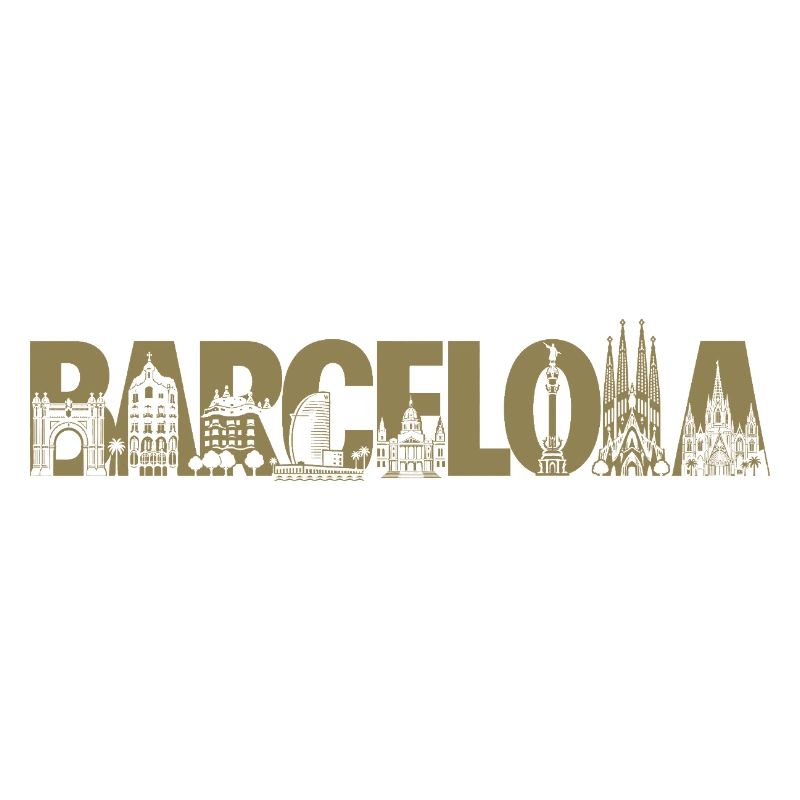 Barcelone Espagne Catalogne Silhouette
