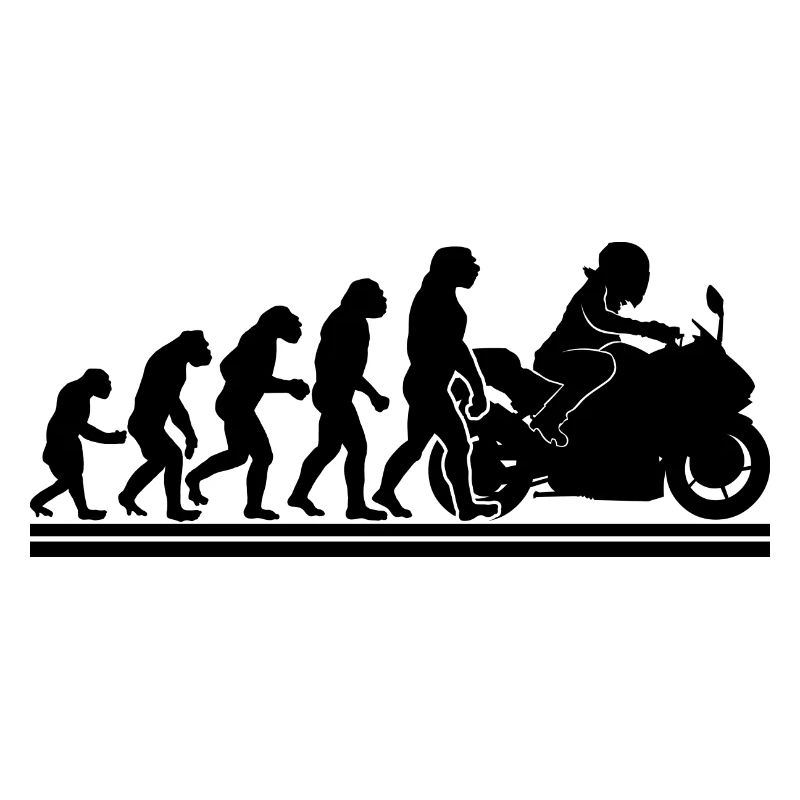Evolution Motorradfahrer Enduro Motorrad Motorrad
