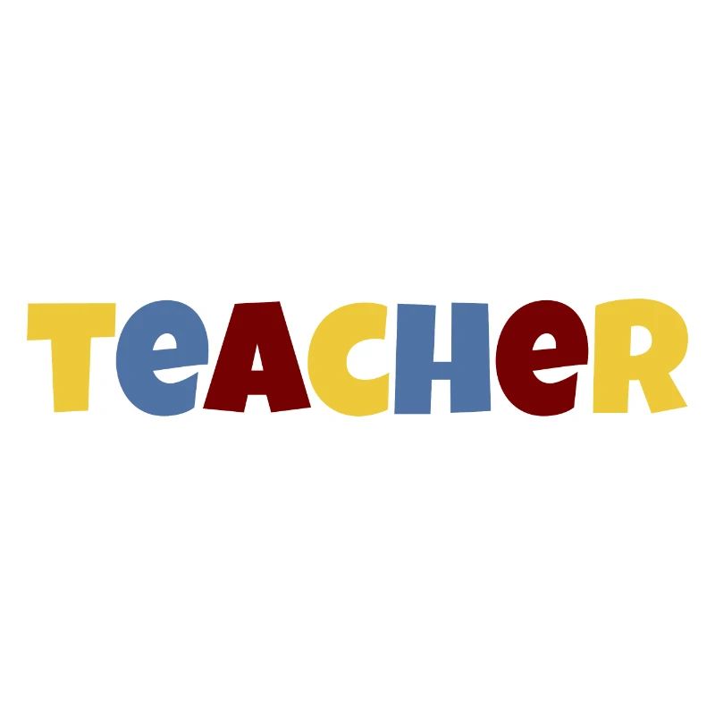 Lehrer bunter Text