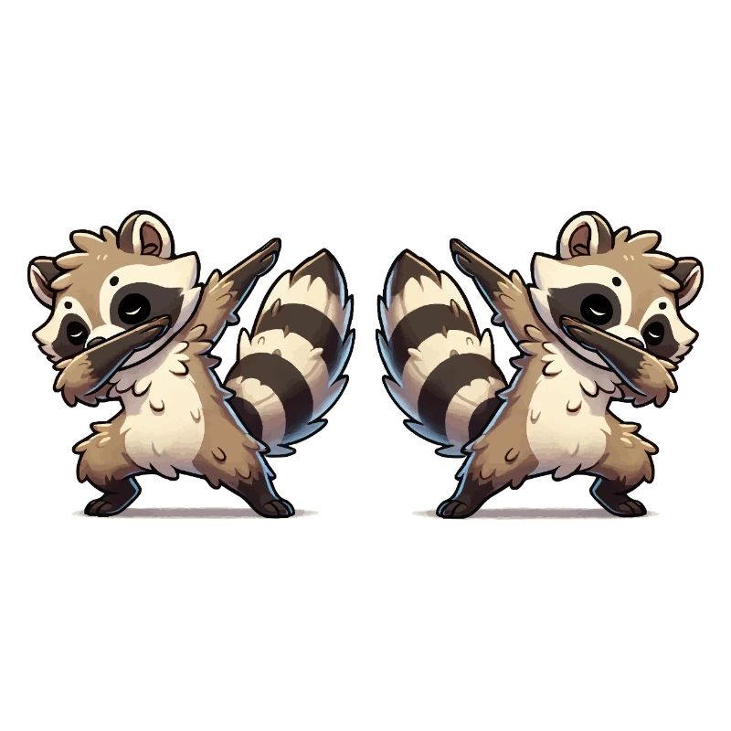 Dabbing de raton laveur