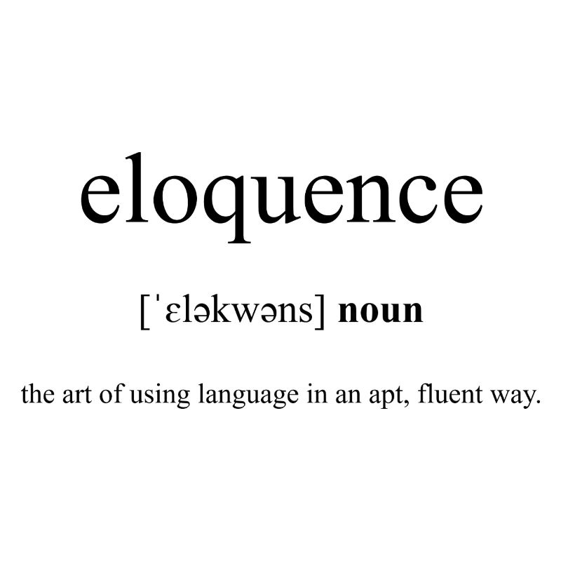 Eloquence | Eloquenz Definition Dictionary