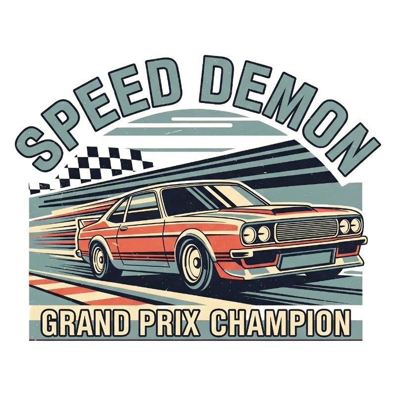 Voiture de course Speed Demón Design