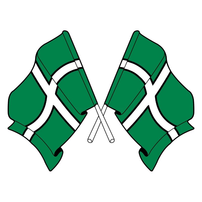 Drapeaux croisés du Devon