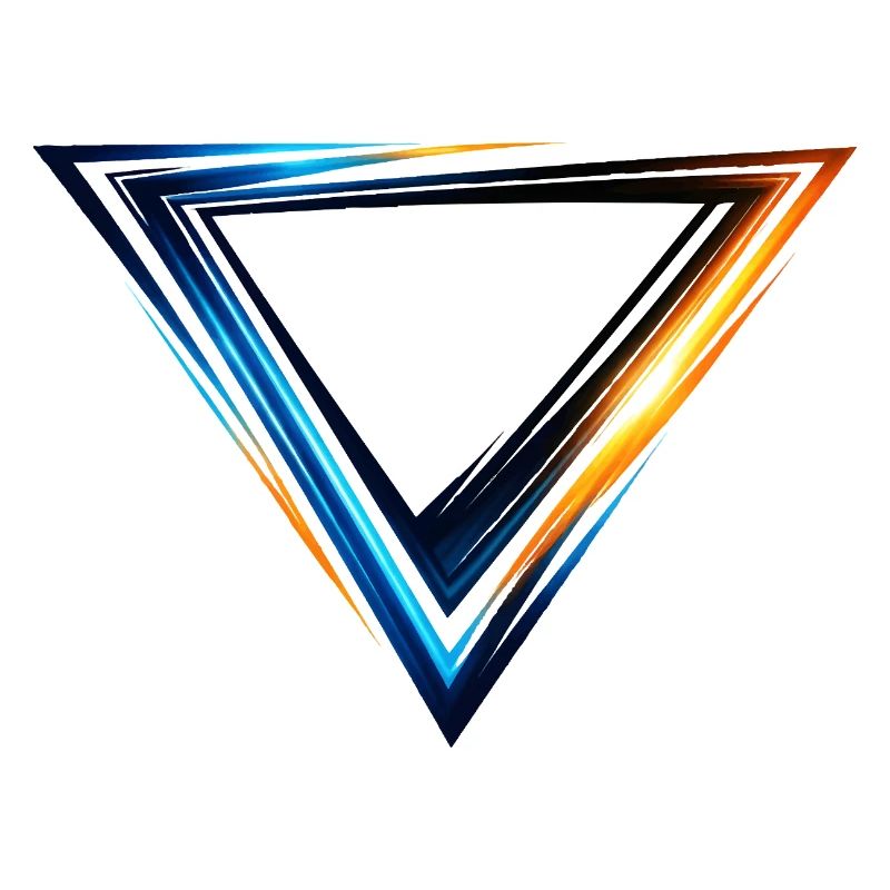 Triangle de design de justaucorps Style sportif moderne