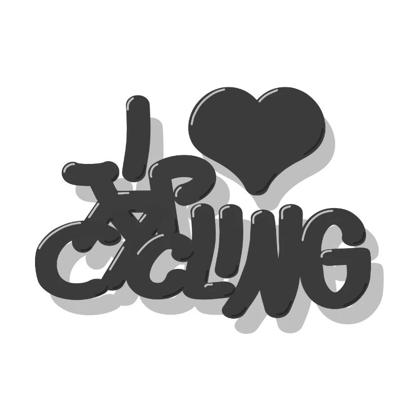 I_love_Cycling_grau
