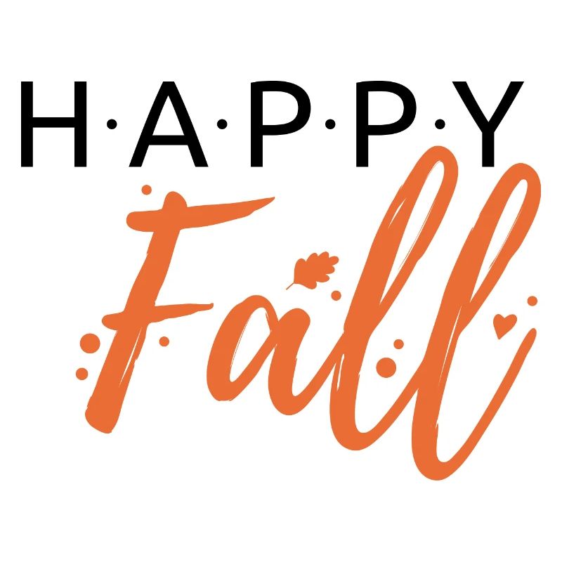 Happy Fall – Lettrage