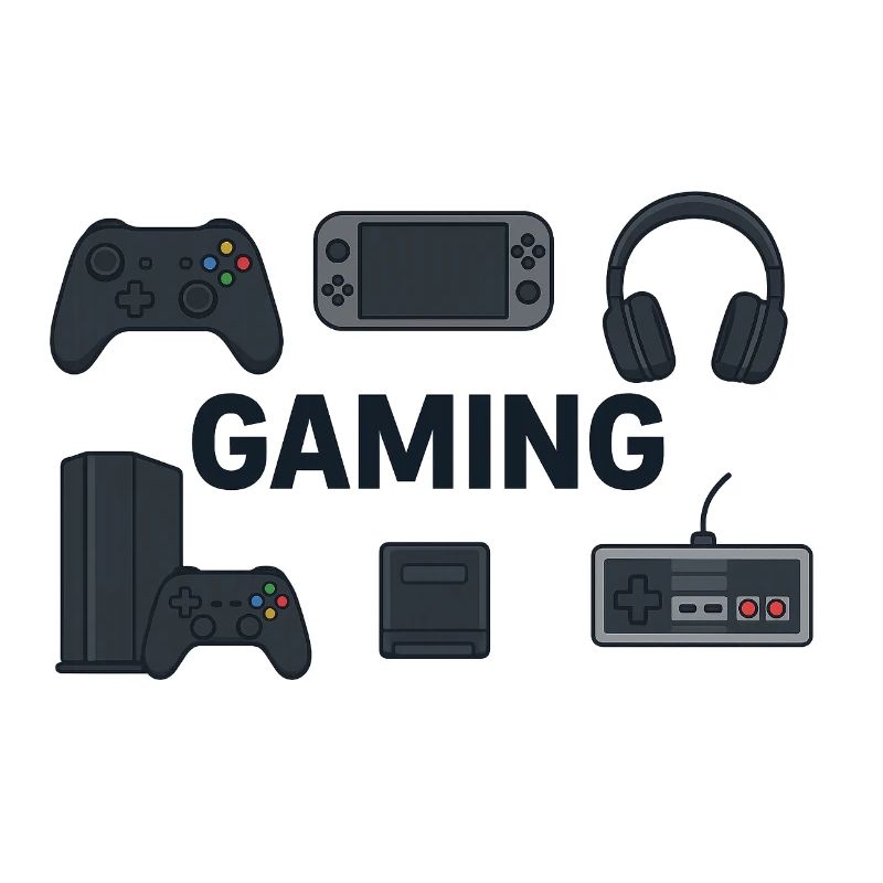Silhouettes de jeu rétro