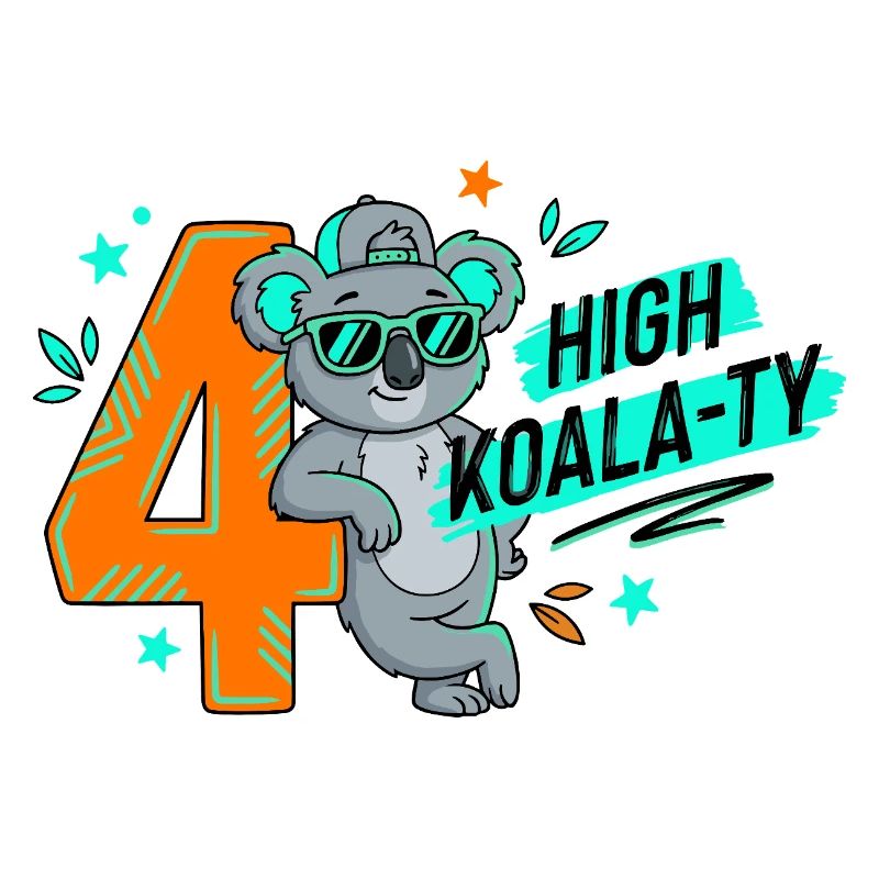 High Koala-Ty 4. Geburtstag