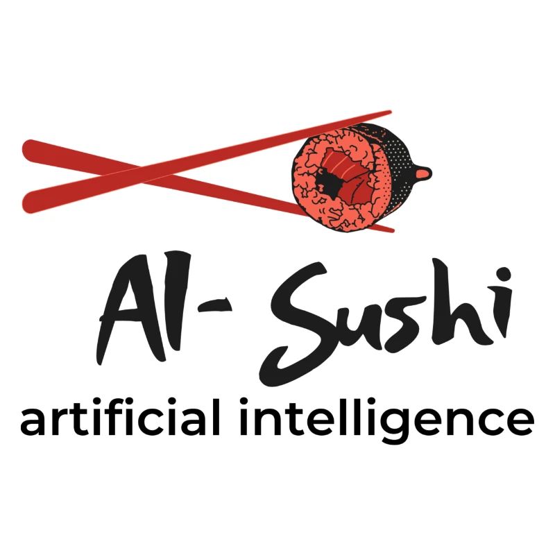 Creative sushi design with a bite