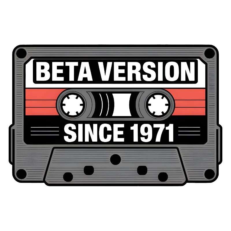 Conception de cassette de cassette rétro