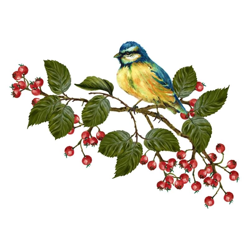 Bunter Vogel